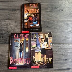 R.L. Stine The Babysitter Series 1,2,4 1st Scholastic Printing
